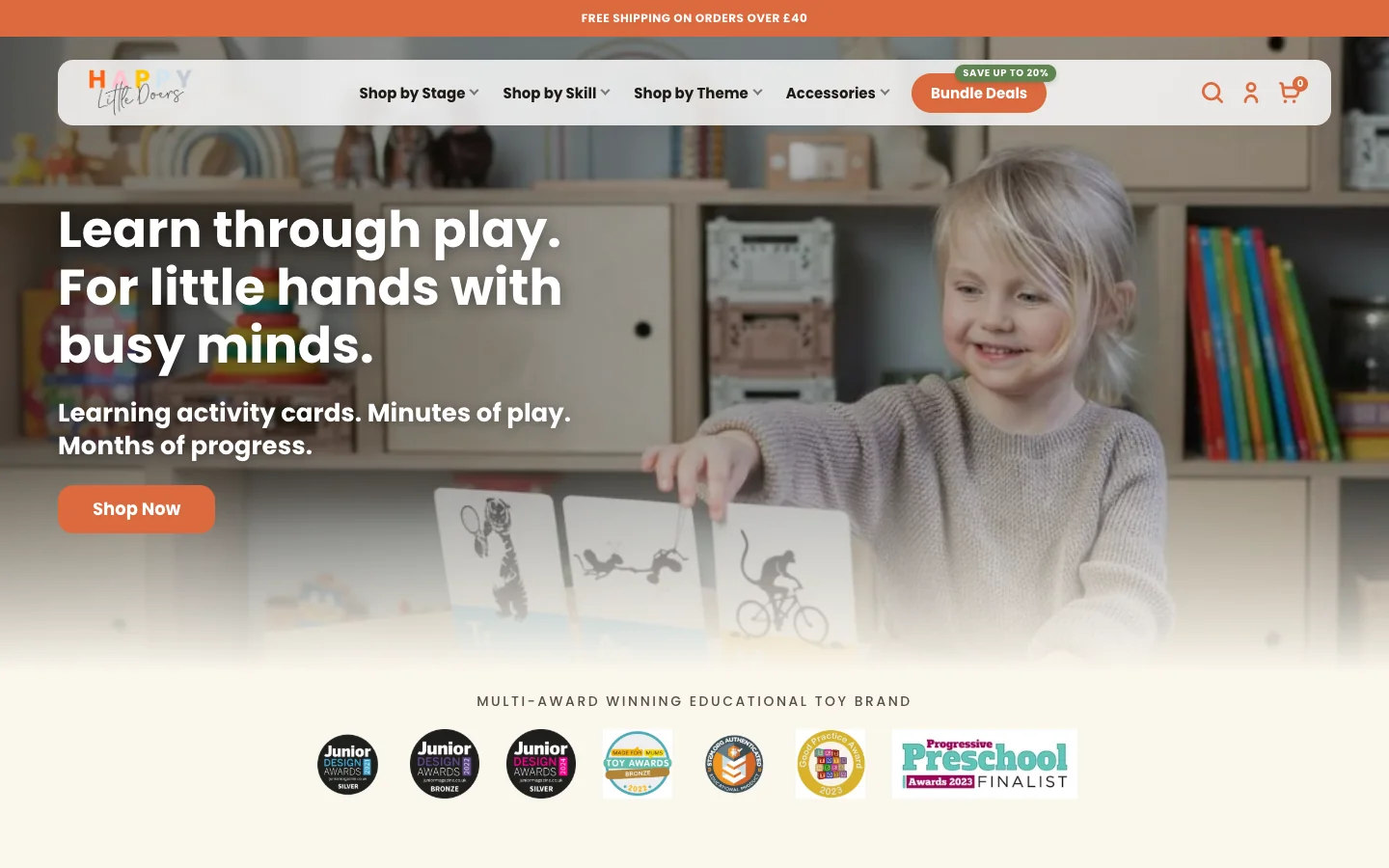 Happy Little Doers homepage
